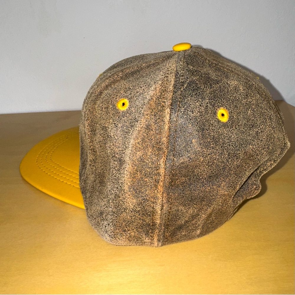 Bundle Vintage Drew Pearson Pittsburgh Steelers Snapback Leather Hats 90’s Lot - Picture 3 of 16